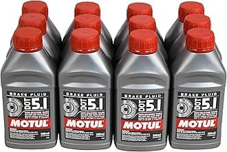 (12 Pack) Case 100951 100% Synthetic Brake Dot 5.1 Brake Fluid 1/2 Liter or 500 ml