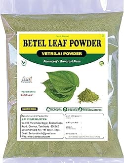 3V PRODUCTS Betel Leaf Powder 50g | Paan Leaf | Vetrilai | Banarasi Paan