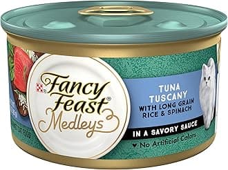 Purina Fancy Feast Medleys Tuna Tuscany Wet Cat Food 85g (24 Cans)