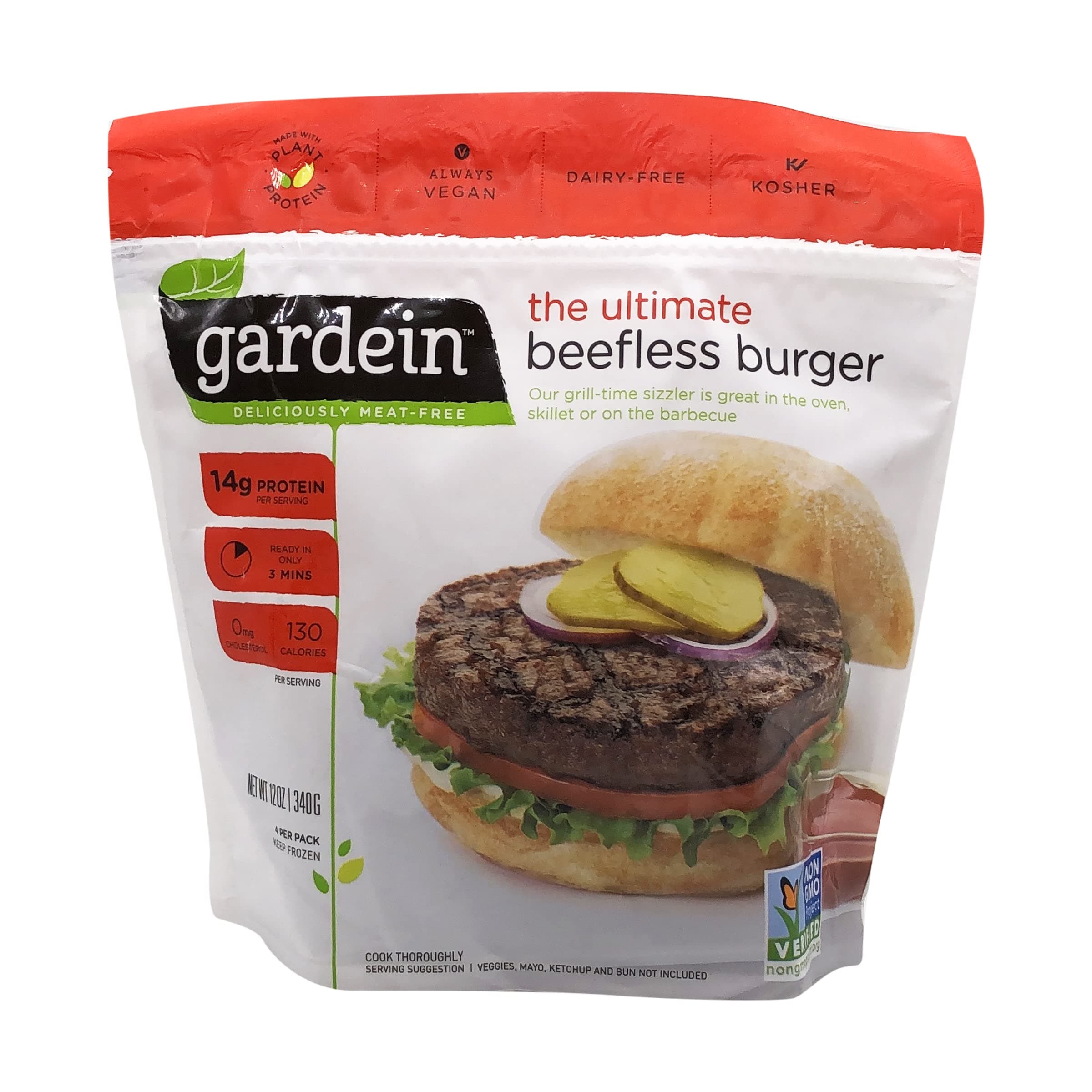 Gardein, Burger Beefless Ultimate, 12 Ounce