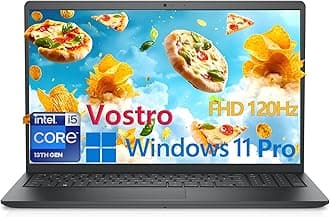 Dell 15.6" 3530 Laptop Computer for Business & Home Student, Intel 10-Core i5-1334U (Beat i7-1250U), 120Hz FHD Vostro Laptop, WiFi, Bluetooth, Windows 11 Pro (8GB RAM | 256GB PCIe SSD)