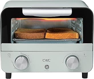Mini Toaster Oven: 600W Power, Precision Timer, Auto Shutoff, and Culinary Delights Up To 450 Degrees, Sage
