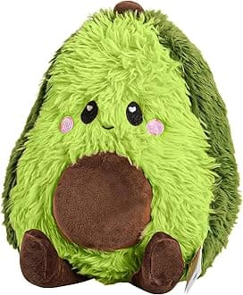 Avocado Microwavable Unscented Heating Pad for Women and Kids- Cute Soft Cozy Pillow Plush Heatable Warm Stuffed Animals - Kawaii Hot and Cold Plushie Food Toy - Avocado Gifts for Girls and Boys