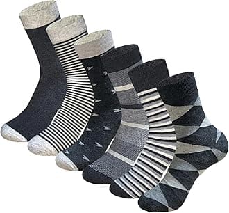 Mens Dress Socks Combed Anti-pilling Cotton Calf Length Moisture Wicking odor Control Casual Crew Socks for Men