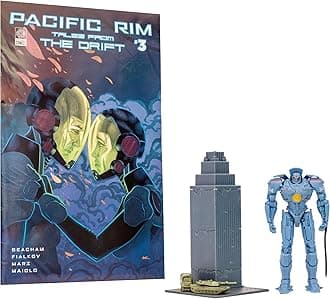Pacific Rim McFarlane Toys Gipsy Danger (Jaeger) 4" Scale Figure Playset with Comic