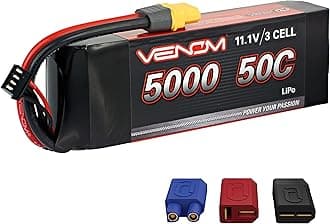 Venom 50C 3S 5000mAh 11.1 LiPO Battery with Universal Plug System