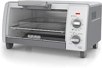 Crisp N Bake Air Fry 4-Slice Toaster Oven, Gray, TO1785SG
