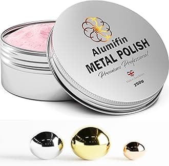 Metal Polish, 250g – Chrome Cleaner for Stainless Steel, Aluminum, Brass, Copper, High-Shine Polishing Compound.