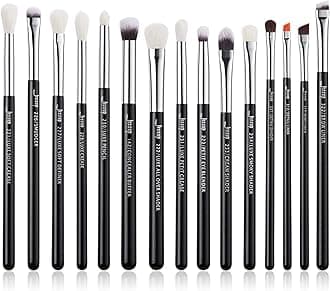 Jessup Eye Makeup Brushes Set Professional 15pcs with Eyeshadow Blending Conc...
