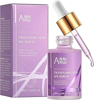 10% Tranexamic Acid Face Serum with Niacinamide, Kojic Acid, Arbutin & Ceramide, Lightweight Hydrating Serum for Uneven Skin Tone & Smooth Texture, Fragrance-Free, 1.05 Fl Oz