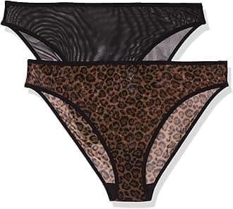 Smart & Sexy Women's Mesh & Lace Thong Panties, Available in Multi Packs