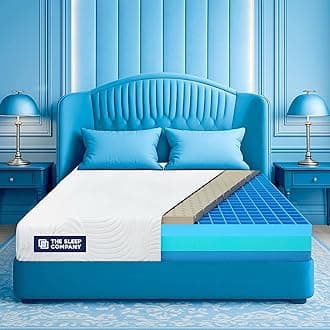 The Sleep Company SmartGRID Luxe Mattress | Japanese Patented Technology | Luxury Soft Comfort | 10 Years Warranty | Queen Size Double Bed Mattress 75x60x10