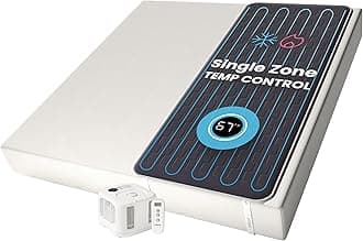 Chilipad Cube Bed Cooling System - Cooling & Heating Mattress Topper, Set Individual Bed Temperature, Sleep Enhancement, Temp Range of 60-115°F, ME Half King or TwinXL Size (38"W x 80"L), Model: CP502