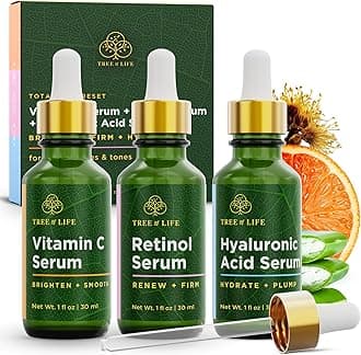 BEAUTY Anti Aging Serum 3-Pack - Face Serum Full Regimen