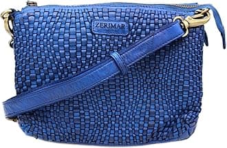 Zerimar Braided Shoulder Bag for Women | Genuine Leather Bag with 7 Pockets and Zip Closure | Removable and Adjustable Shoulder Bag | Made in Spain | Women's Leather Handbags