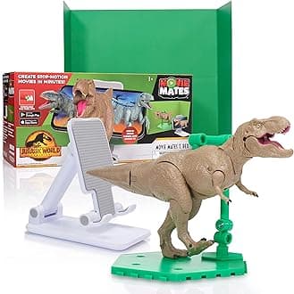 Jurassic World MovieMates Dinosaur Toys | T-Rex Action Figure Hyper Articulated and App | Official Jurassic World and Dominion Dinosaur Toys for Ages 7 to Adult