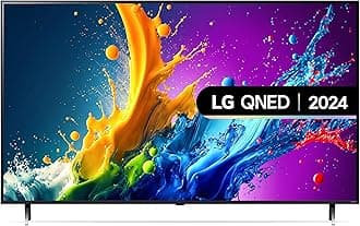 LG55QNED80T6A 55-Inch 4K UHD Smart TV, (α5 AI Processor Gen7, Freeview Play and Amazon Alexa, 60Hz) [Model 2024]