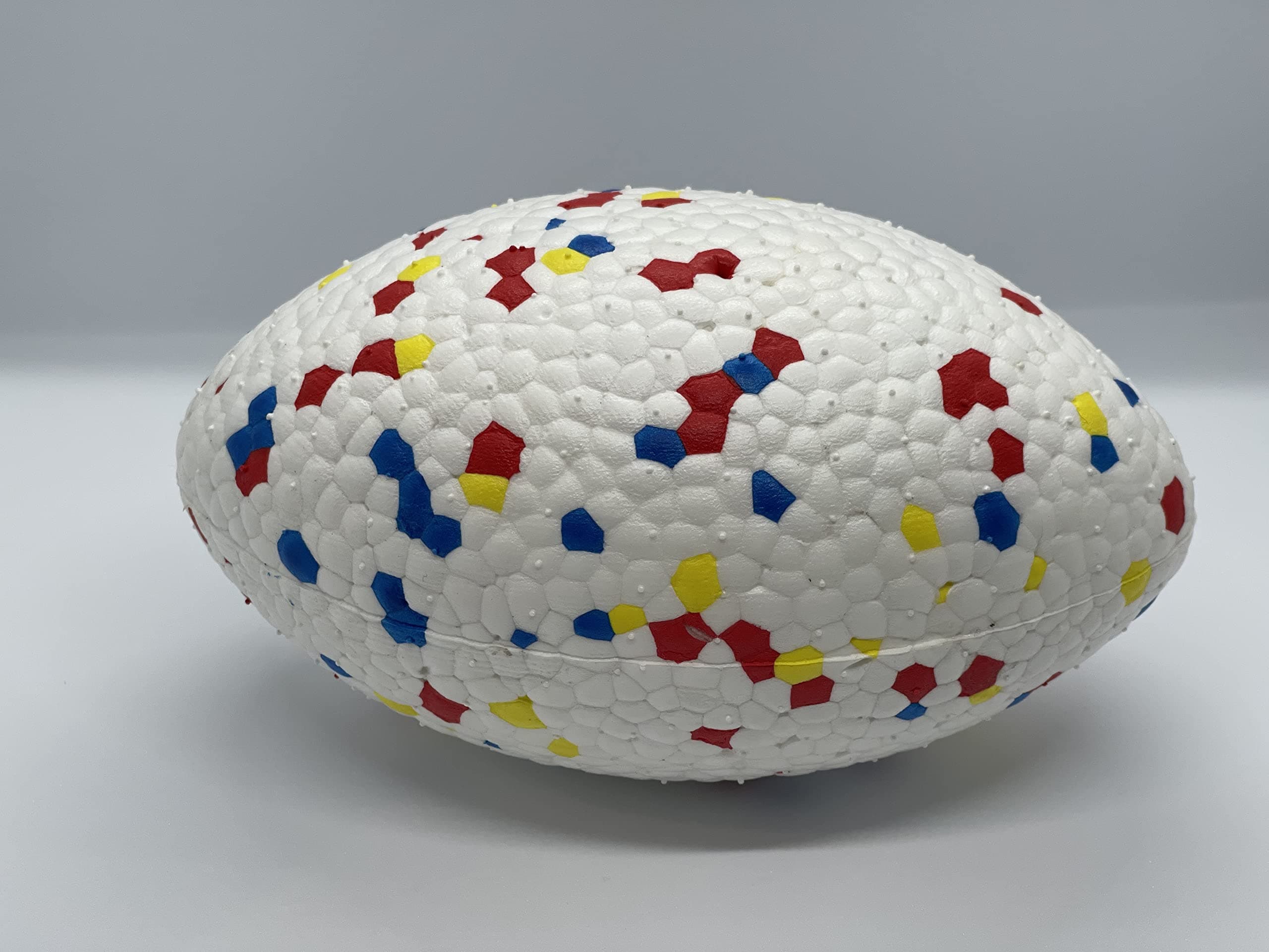 Potato Brothers-Pet Toys- Fetch Mate Chewly Durable Football 1 pc 3 Primary Colors for Dog