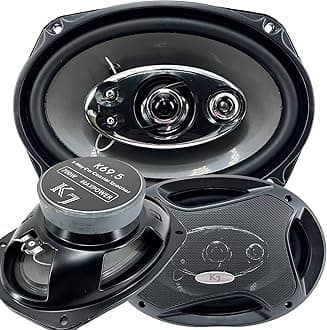 - 2X K7 Pair of K69.5 6x9-inchs 6"X9" 700w 5-Way Car Coaxial Professional High Performance Speaker System