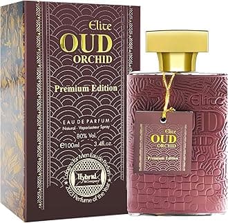 Hybrid & Company Elite Oud Orchid Premium Edition Modern Scent Mens Perfume,3.4 Fl Oz