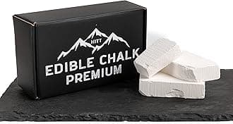 HITT Premium Belgorod Edible Chalk — Satisfying Crunchy Chalk Chunks for Eating, PICA Cravings and ASMR Food Content Creators — Organic, Zero Additives, No Impurities — 7 oz / 200 g