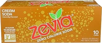 Zero Calorie Soda, Cream, 12 Fluid Ounce