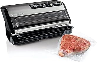 FoodSaver Vacuum Sealer Machine and Express Vacuum Seal Bag Maker with Sealer Bags and Roll and Hendheld Vacuum Sealer for Airtight Food Storage and Sous Vide, Black