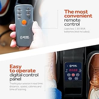 SITFIT Leg Exerciser While Sitting for Seniors - Under Desk Elliptical Machine, Under Desk Motorized Pedal Exerciser, Ellipse Leg Exerciser as seen on tv, Leg Exercise Machine 100% Assembled for Rehab