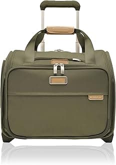Briggs & Riley Baseline Uprights, Olive, 16-inch Baseline Underseat Cabin Bag, Baseline Uprights