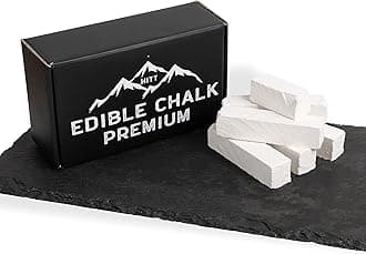 HITT Premium Belgorod Edible Chalk — Satisfying Crunchy Chalk Bars for Eating, PICA Cravings and ASMR Food Content Creators — Organic, No Additives, No Impurities PICA Alternative Drawning -7 oz/200 g