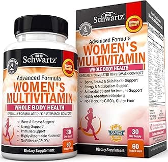 Women's Vitamin D3 Energy, Immune & Joint Support Multivitamin Supplement