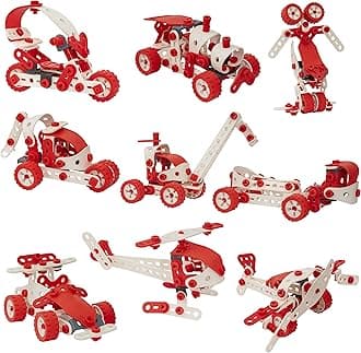 Enginero Mechanical Kit for Kids | Plastic Construction Engineer Toys | STEM Toy Set for Boys & Girls, Age 4+ | Level 3 (112 Pcs)