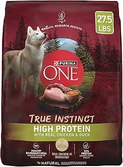 True Instinct High Protein Dry Dog Food Formula with Real Chicken and Duck Natural with Added Vitamins and Minerals Dog Food - 27.5 lb. Bag