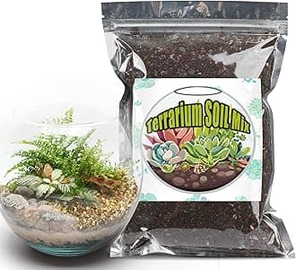 Terrarium Potting Soil Mix 1L, Custom Made for Terrariums, Perfect for Vibrant Miniature Gardens