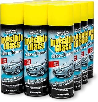 91164-12PK 19-Ounce Premium Glass Cleaner for Auto and Home for a Streak-Free Shine, Deep Cleaning Foam, Safe for Tinted and Non-Tinted Windows, Ammonia Free, Pack of 12