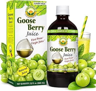 Basic Ayurveda Amla (Gooseberry) Juice | 32.46 Fl Oz (960ml) | Rich in Natural Vitamin C for Immunity, Skin Glow & Hair Health | Herbal Detox & Daily Ayurvedic Wellness Drink | No Added Sugar