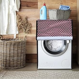 Glassiano Fully Automatic Front Load Waterproof Washing Machine Cover for Samsung/ IFB/ LG/ Godrej/ Whirlpool/ Bosch/ 5 kg, 5.2 Kg, 5.5 Kg