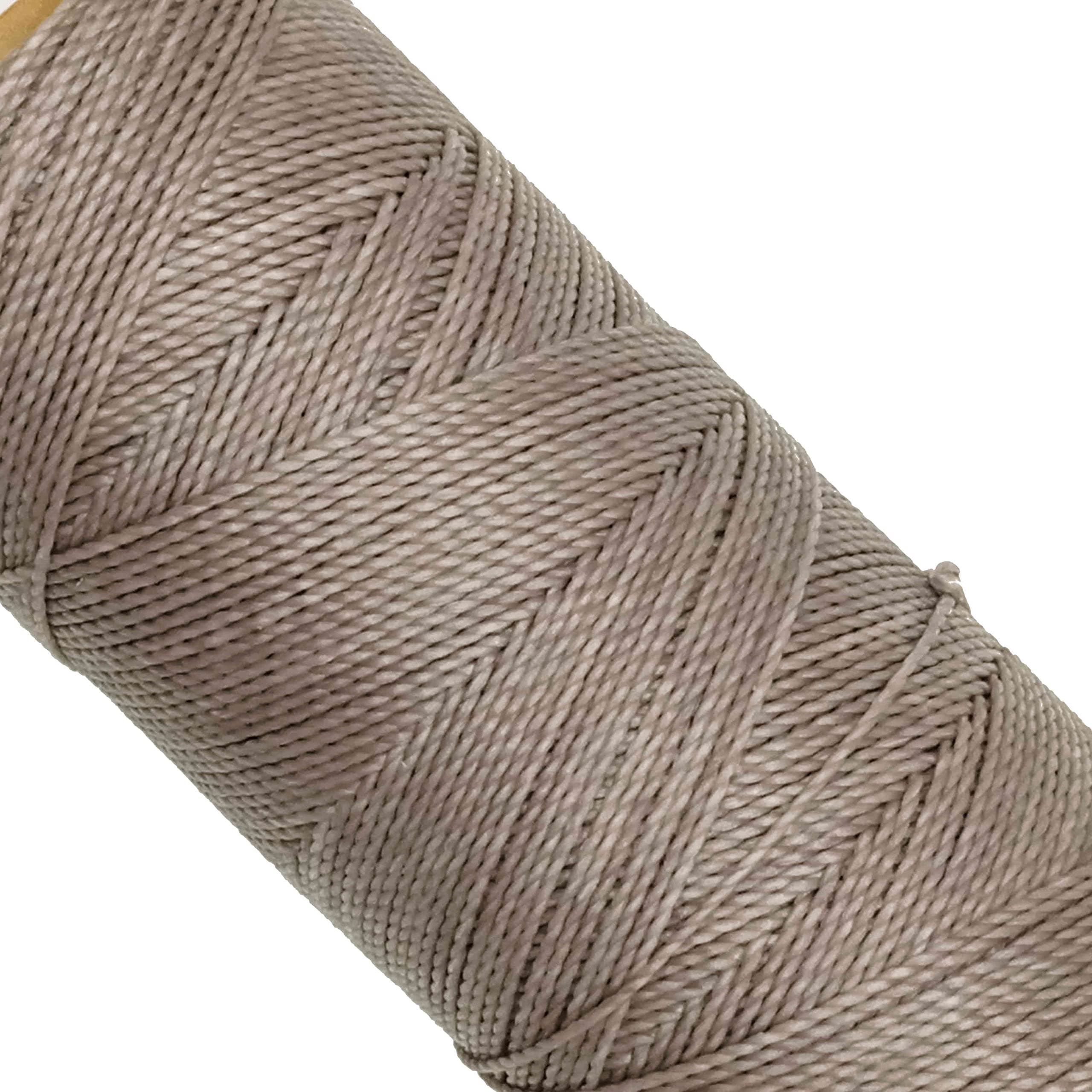 Linhasita Waxed Thread 100 g / 170 m Polyester 1 mm Thick Macrame, 30 Colours grey