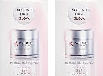 Radical Skincare Age Defying Exfoliating Pads Removes Dead Skin, Evens and Brightens Skin Tone for Radiant Glow | For All Skin Types Including Sensitive Skin | Paraben & Cruelty Free (15 Pads, 2 Pack)