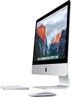 Apple iMac 21.5 Inc. Quad Core i5-5575R 8GB 1TB Iris Pro 6200 WiFi Bluetooth Camera macOS Catalina (Late 2015) (Renewed)