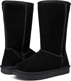Vepose Women's Fashion Ankle Booties Combat Boots for Women, Eight Eyes