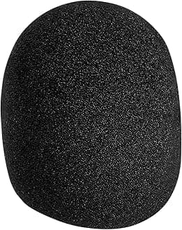 OnStage Foam Ball-Type Mic Windscreen (Black)