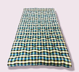 Atootfusion Soft Cotton Filled Multicolour Foldable Mattress | Gadda (2 Sleeping Capacity - 4 x 6 ft or 72 x 48 x 4 Inch)