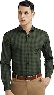 Men Polycotton Solid Slim Fit Shirt