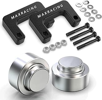 Maxracing 2" Front + 1.5" Rear Leveling Lift Kit Compatible with 2007-2020 Chevy Suburban 1500/2007-2013 Chevy Avalanche 1500/2007-2020 Chevy Tahoe / 2007-2020 GMC Yukon 1500 4WD/2WD