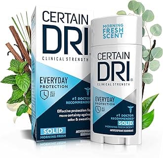 Antiperspirant Deodorant | Everyday Strength Clinical | All Day Protection Against Odor and Sweating | Solid | 2.6 oz.