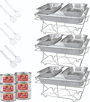 Party Dimensions 24 Piece Serving Kit Includes Chafing Kits and Serving Utensils For All Types Of Parties And Events | Disposable Set