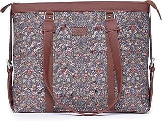 ZOUK Office Bag | Stylish Bags for Office Use | Laptop Bag 15.6 inch | Stylish Tote for Office Use | Purse for Women | Vegan Leather Handbag | Daily & Travel Use |
