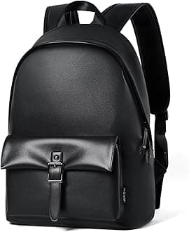 MATE ELAN Leather Laptop Backpack Waterproof Fits 14 Inch Laptop Business