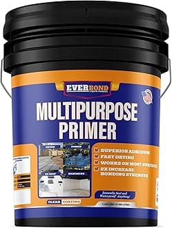 Multipurpose EPDM Primer - Roof Coating For Rubber, Wood, Fiberglass, Concrete, and Metal Surfaces - Easy to Apply on RVs, Campers, and Trailers - 4.75 Gallons